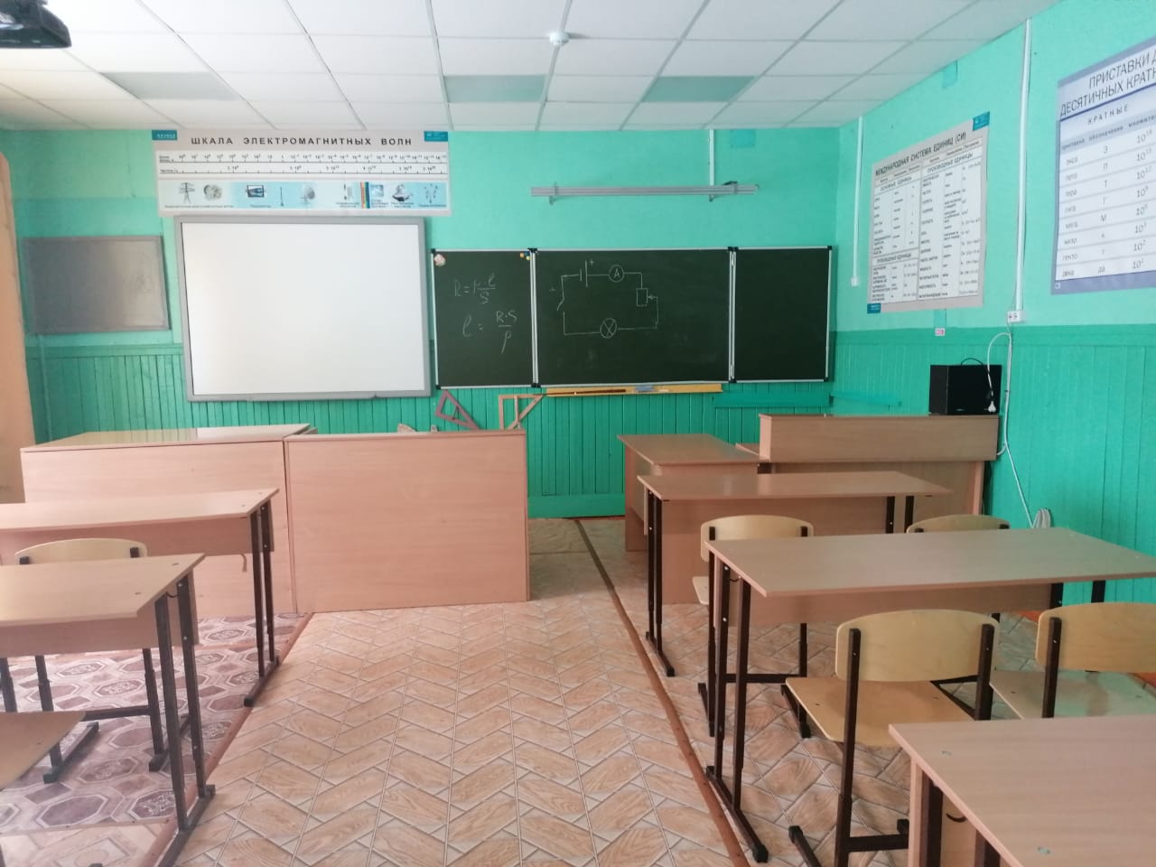 Изображения кабинета физики.